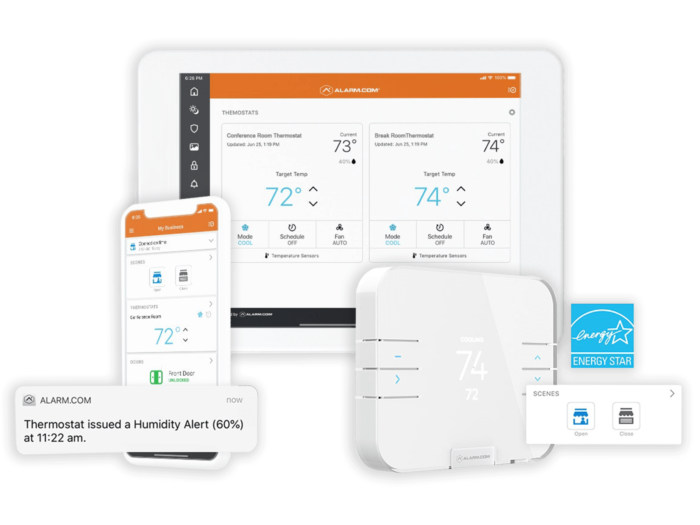 Smart Home Security System Interface